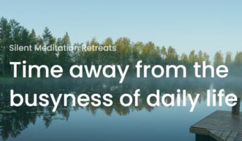 Enjoy The Silence – co-teaching a silent mindfulness retreat. By Mark Smith, founder of Kalm Horizons.